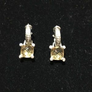 Judith Ripka Post Earrings.